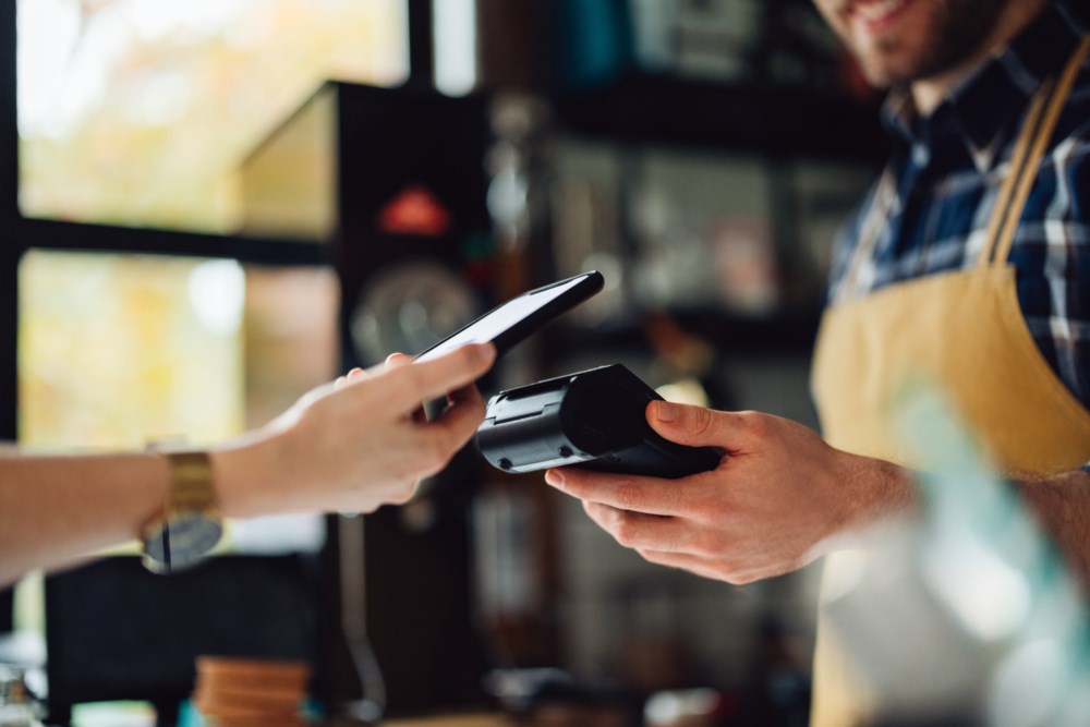 Betaling i butikk med telefon